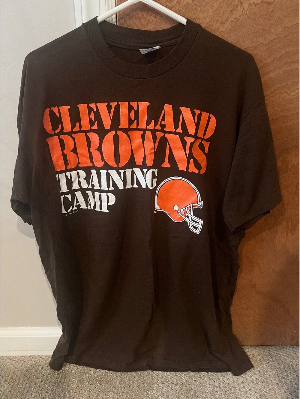 Vintage 1991 Cleveland Browns Training Camp T-Shirt